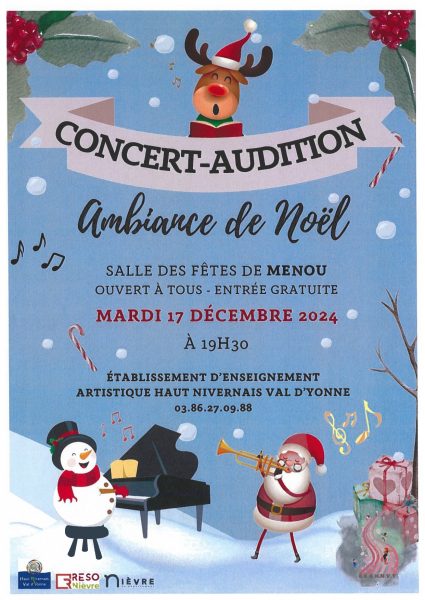 17 dec 2024 Menou concert audition Noel