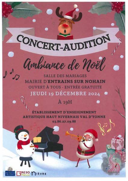 19 dec 2024 Entrains concert audition Noel 19 dec 2024 Entrains concert audition Noel
