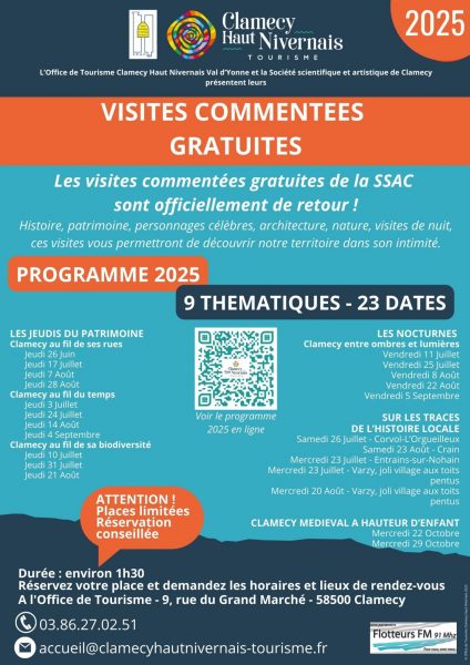 Affiche visites SSAC Générique 2025
