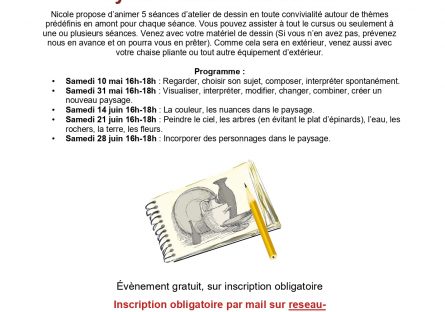 CYCLE D’ATELIERS DE DESSIN