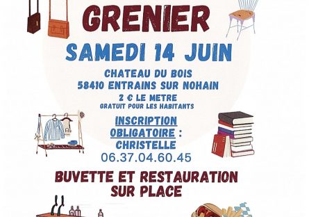 VIDE GRENIER ENTRAINS SUR NOHAIN