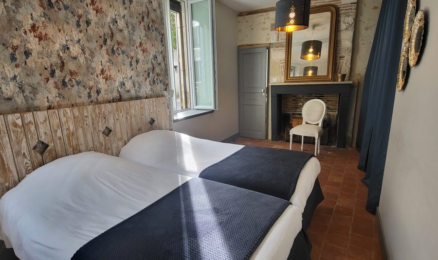 chambre 2 lits 90
