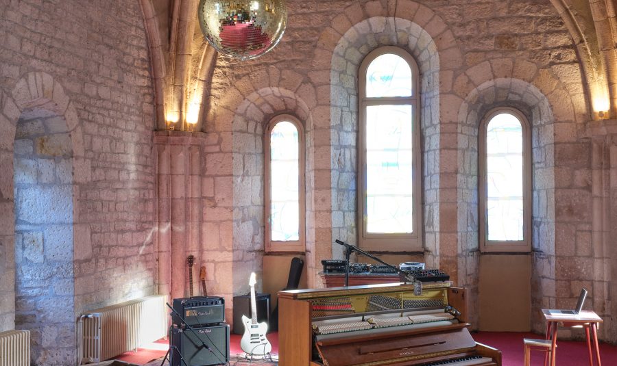 Installation pour musiciens dans la Chapelle