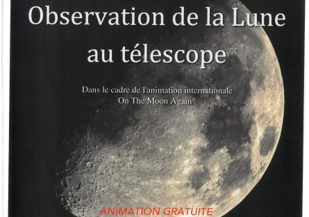 Observation de la lune au télescope