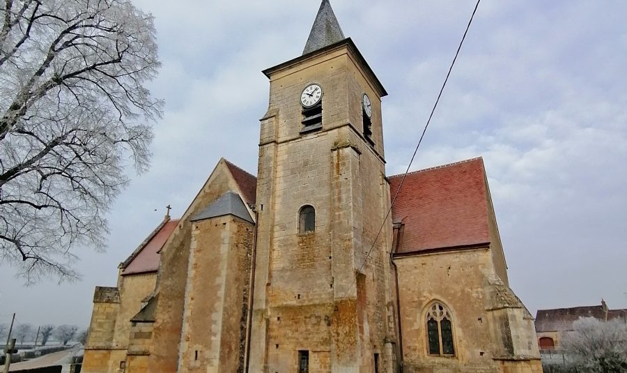 Cuncy Eglise givre