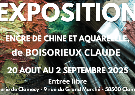 Exposition de BOISORIEUX Claude