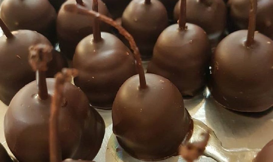 Cerises au chocolat Emmanuel Portal